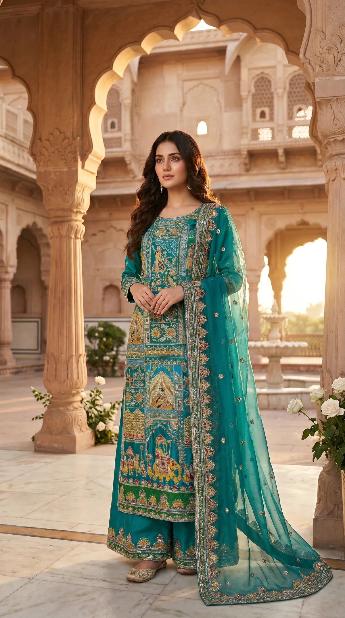 Premium Designer Unstitched Suit Material
