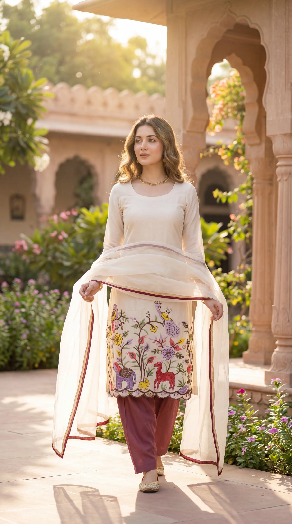 Pure Cotton Unstitched Dress Material for Women