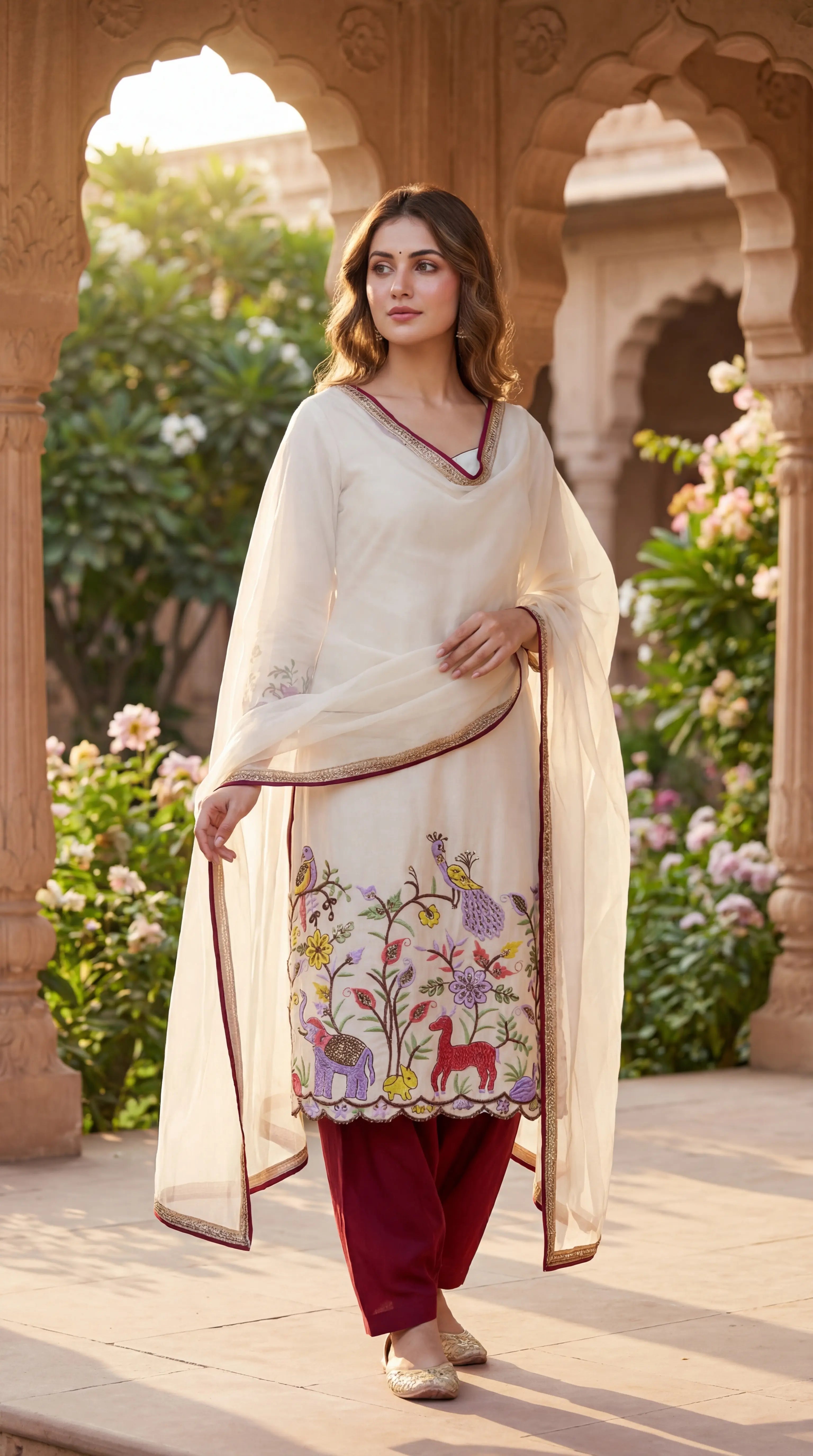 Pure Cotton Unstitched Dress Material for Women