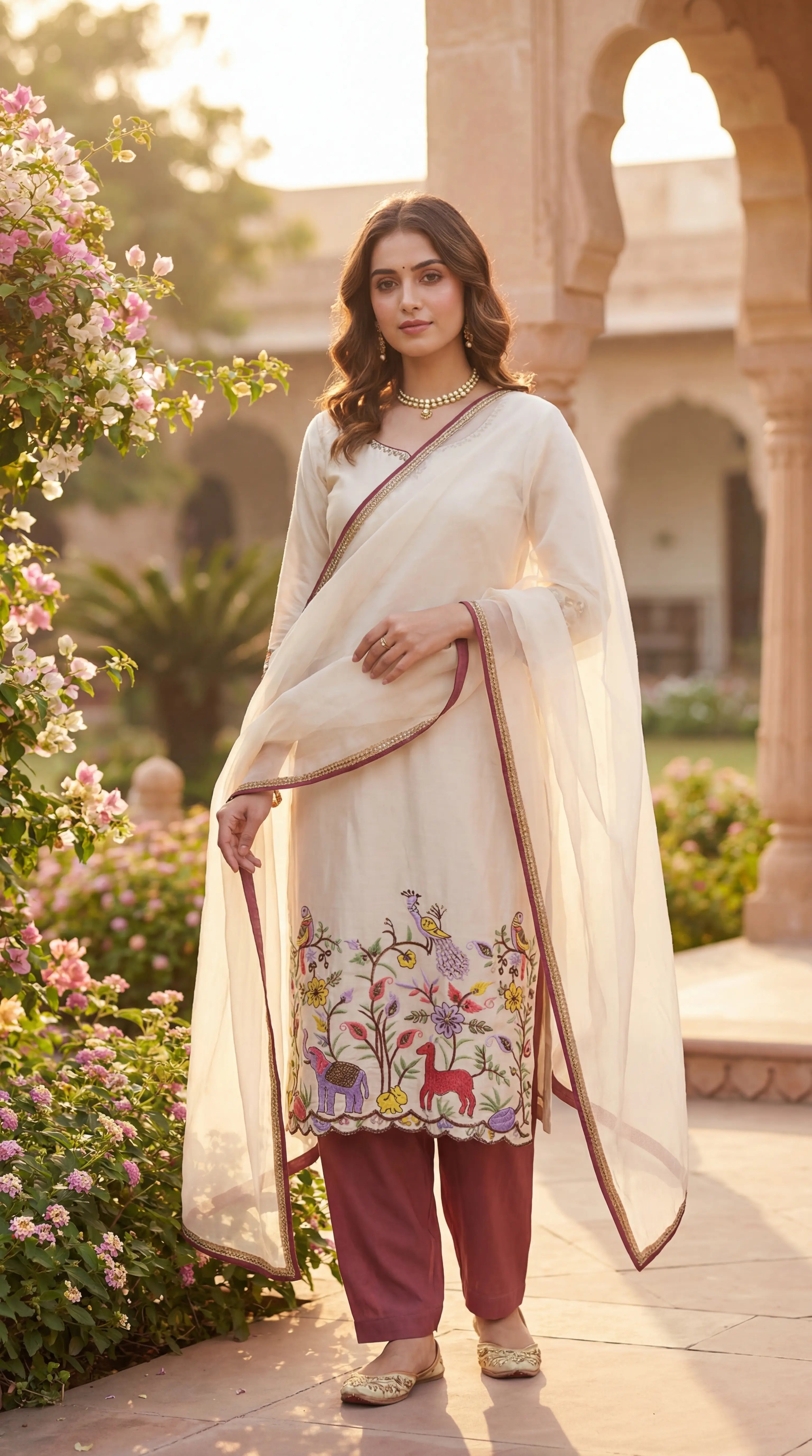 Pure Cotton Unstitched Dress Material for Women