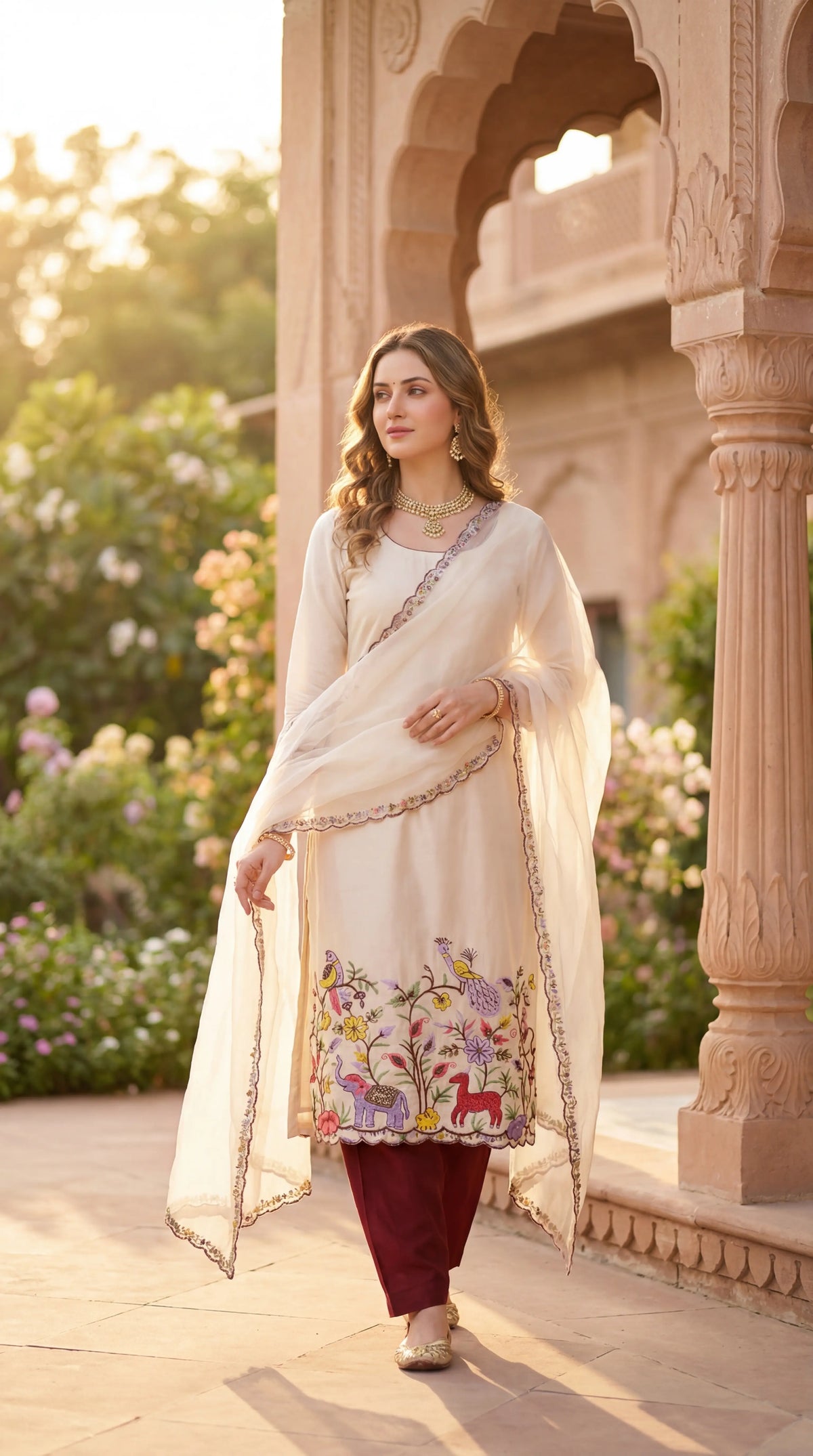 Pure Cotton Unstitched Dress Material for Women