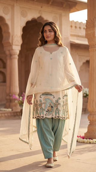 Unstitched Cotton Dress Material for Women | Pure Cotton Salwar Suit Material with Dupatta